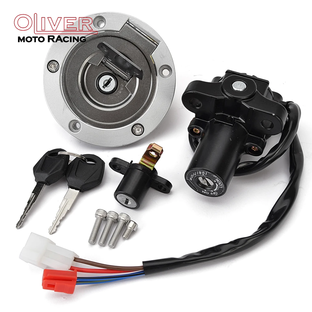 Ignition Switch Fuel Gas Cap Seat Lock For Yamaha XT660 XT660Z Tenere MT-03 YZF R6 R6 YZF-R1 R1 XJ6 XJ6F XJ6N FJ09 FZ09 FZ07 FZ1