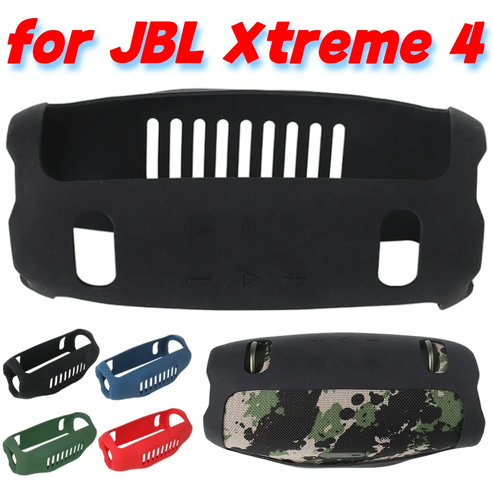 For JBL Xtreme 4 Speaker Silicone Case Cover Shockproof Portable Travel Case Anti Scratch Protective Skin Case for JBL Xtreme 4