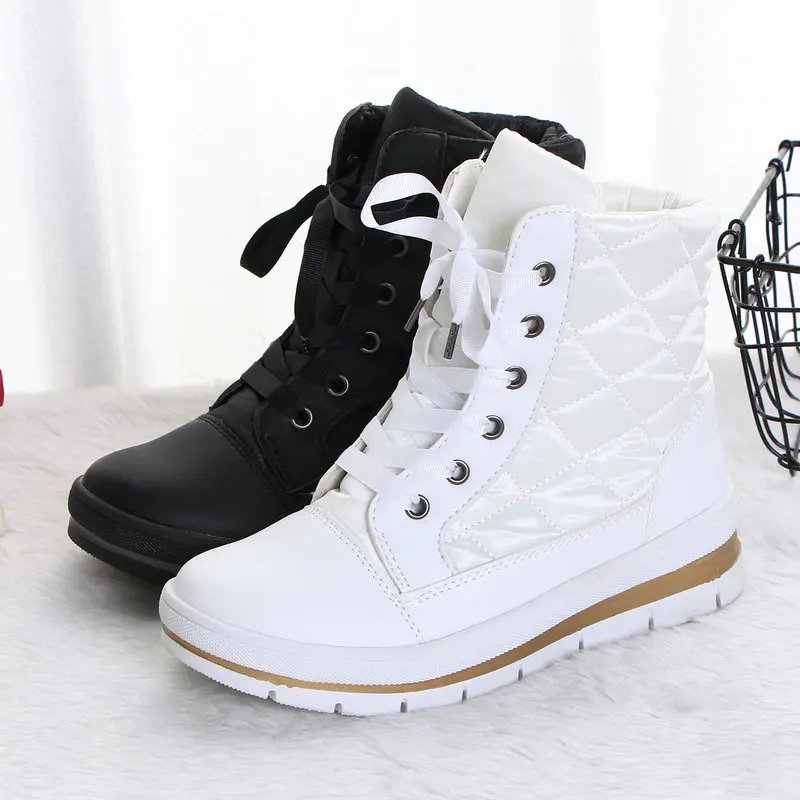 Winter Women Boots Simplicity Keep Warm Snow Women Boots Fleece Warm Lining Women Shoes No-slip Outsole Female Snow Short Boots