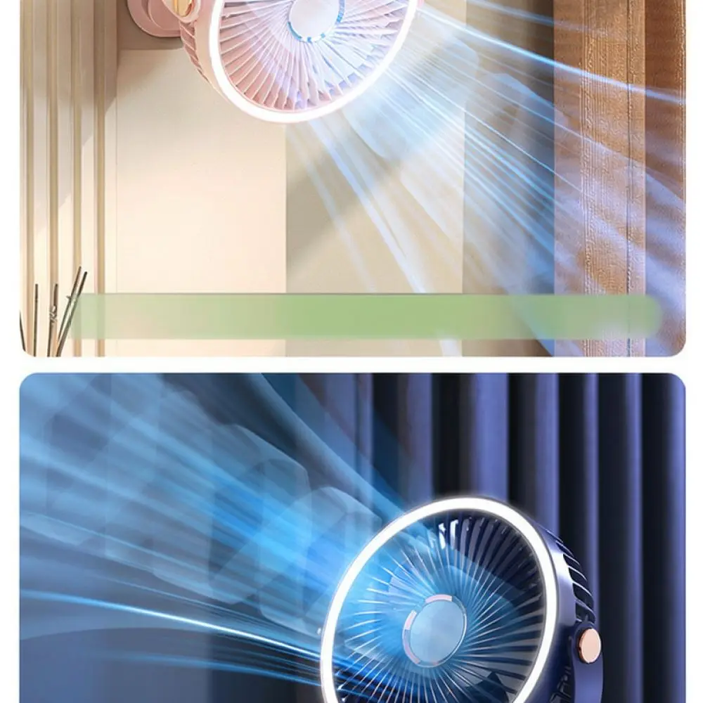 Mini Clip On Fan Portable Usb Desk Cooling Fan Quiet Air Cooler For Office Student Dormitory Travel Table Desktop Cooling