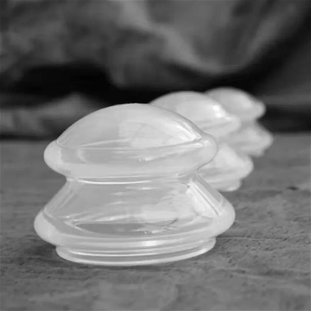 1PC Silicone Jars Vacuum Cupping Therapy Ventosa Suction Cup Massage Body Cups Anti-Cellulite Cans Massager For Face Health Care