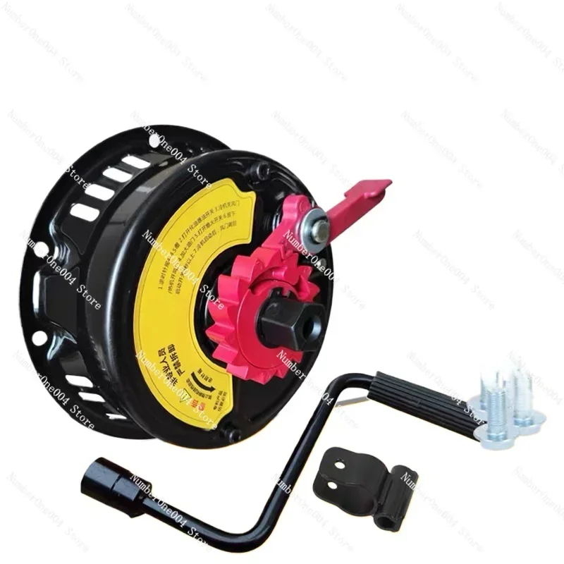 Applicable to Gasoline Engine Micro Tiller Sprayer Water Pump Generator 168/170F Hand-Cranked No-Pull Starter New Iron Case