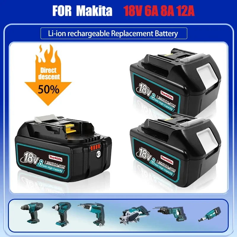 

original for Makita 18V 9.0Ah Rechargeable Battery ,For Makita BL1830 BL1830B BL1840 BL1840B BL1850 BL1850B Power Tools Battery