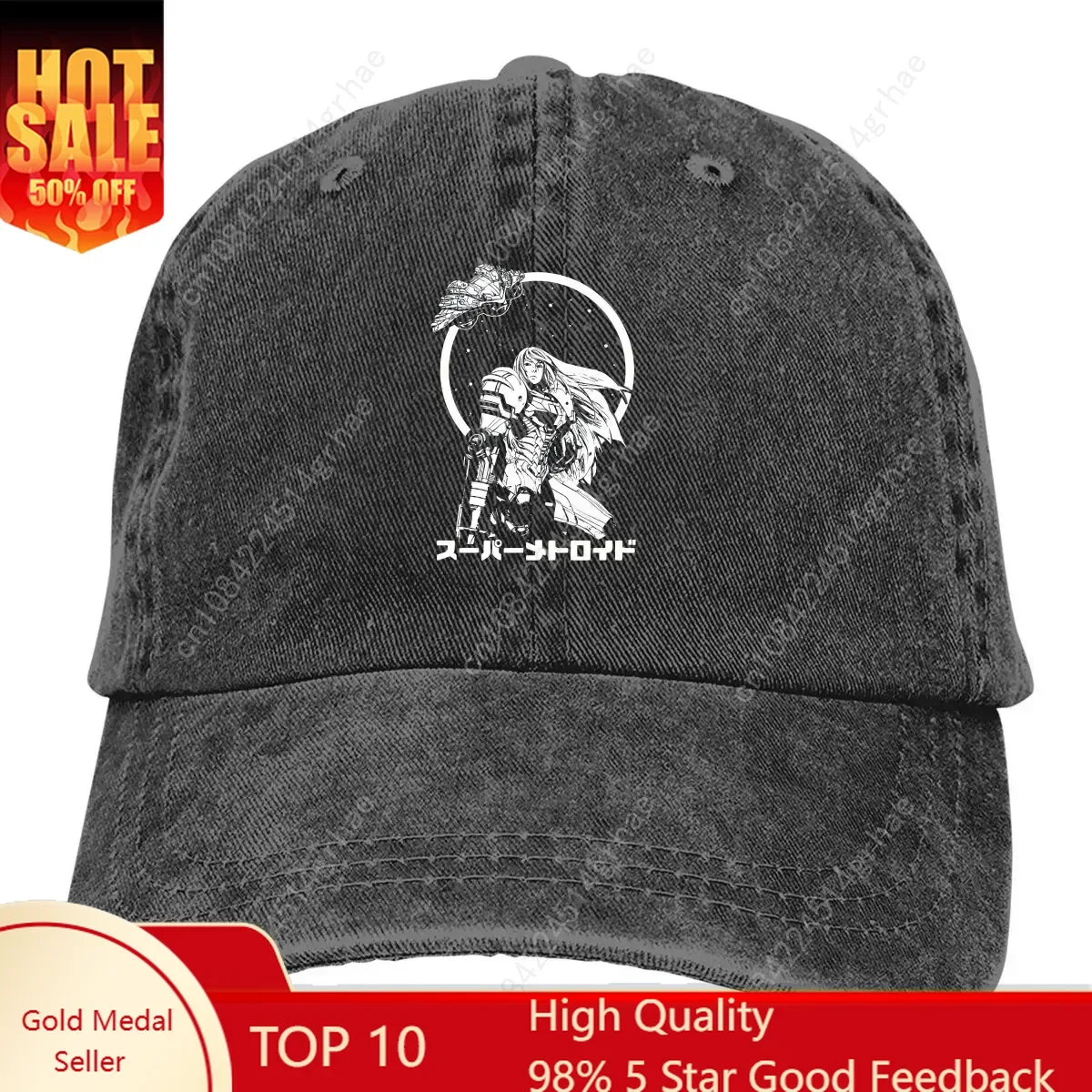 

Inked Parasite Baseball Cap Men Hats Women Visor Protection Snapback Super Metroid Game Caps