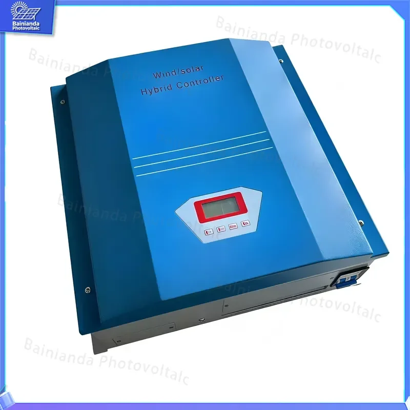 3000W Wind Solar Hybrid Controller 24V 48V 96V 110V Off Grid MPPT Charge Regulator for Home Garden Outdoor Power System 3KW