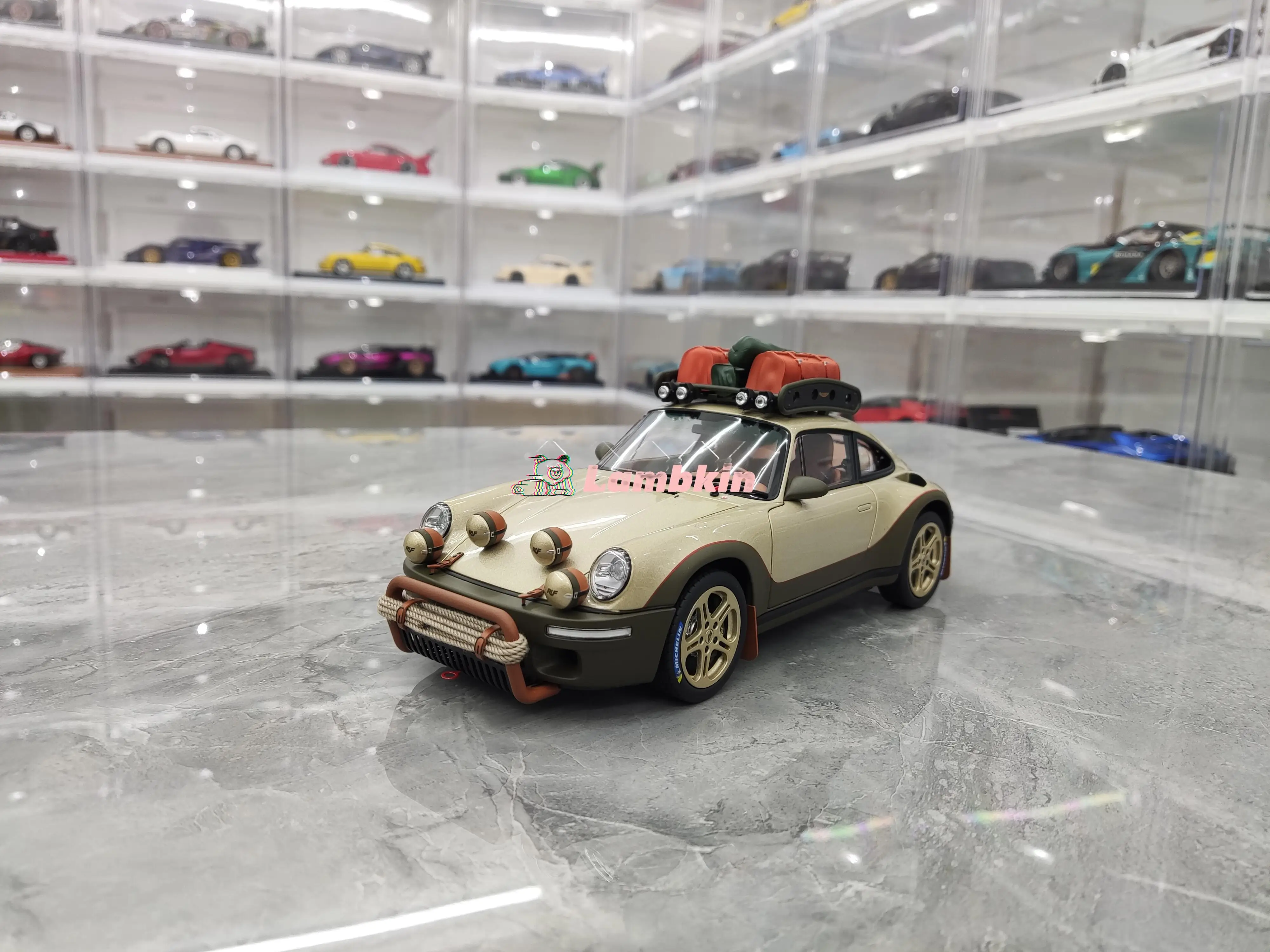 AR 1/18 For 911 RUF Rodeo simulation alloy metal car model collection ornaments concept car