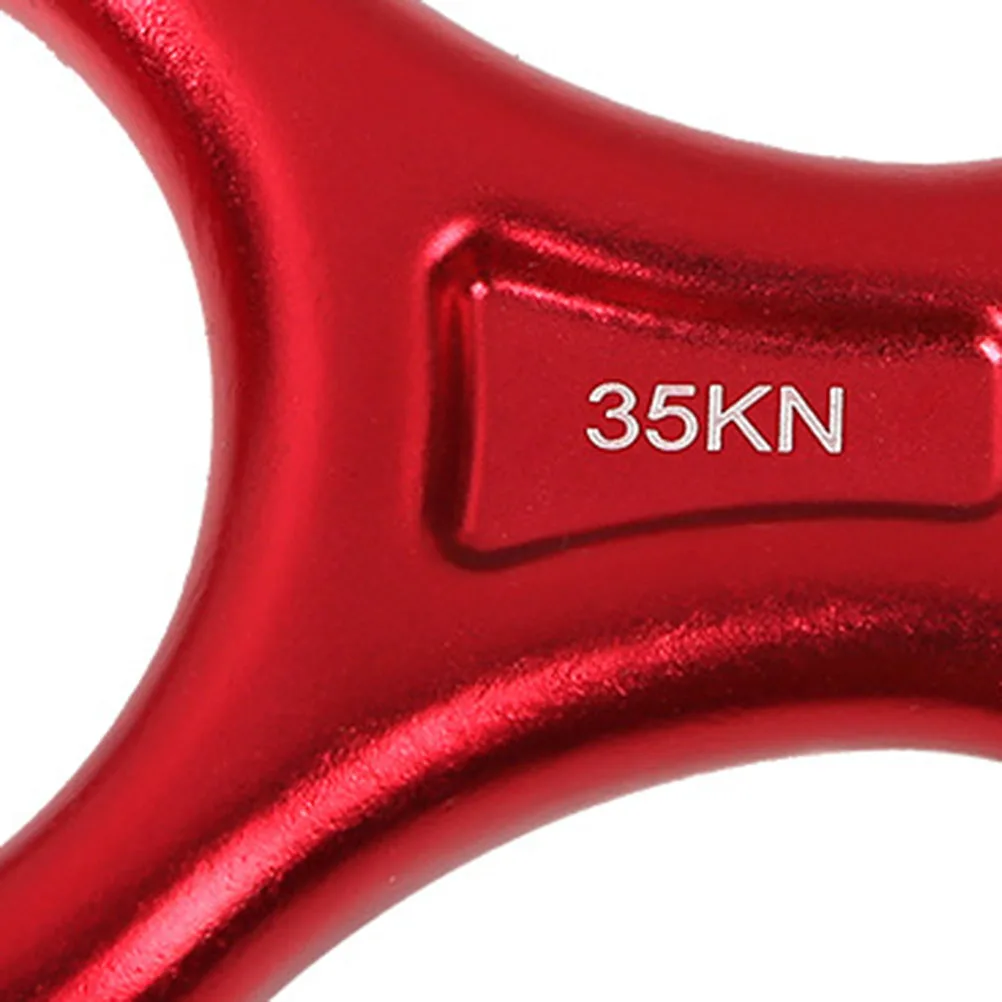 

1pc Climbing Rappelling Ring Descender Equipment Device Aluminum Figure 8 Mountaineering Outdoor Toys Durable Ideal Sports