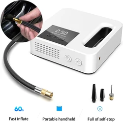 12V Portable Car Air Pump Digital Display Electric Tire Inflator Tyre Pump Fast Inflating Auto Car Air Compressor