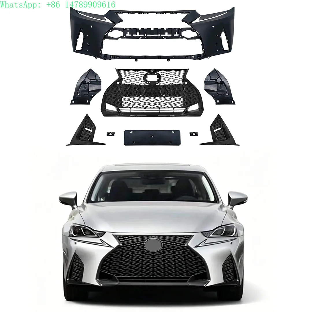 

Body Kit for IS 2017-2019 to Upgrade 2021 Model Year Look Front Grille Front Bumper