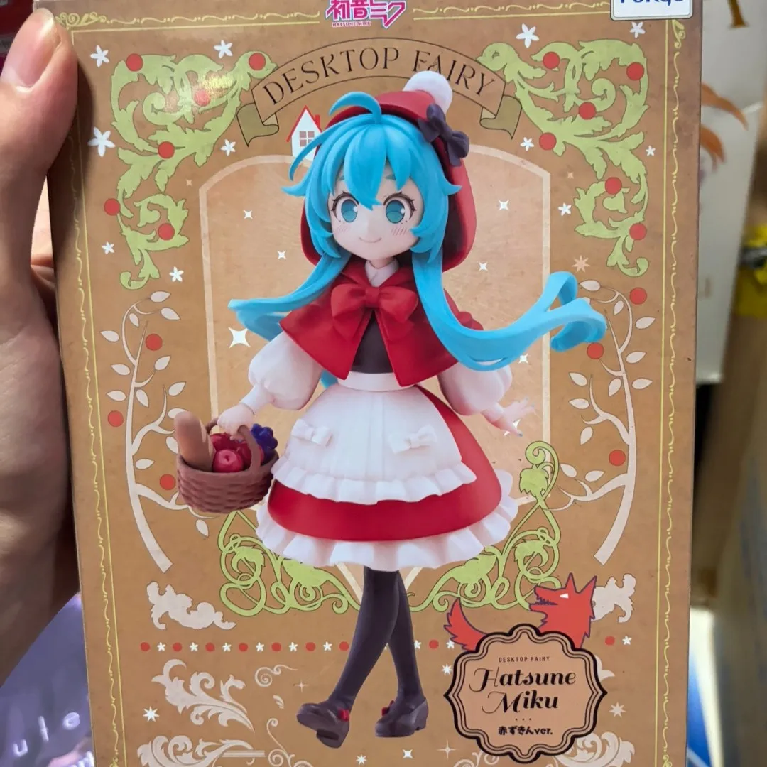 Furyu Tenitol Vocaloid Hatsune Miku Little Red Riding Hood Virtual Idol Collectible Customized Figurine Desktop Decoration