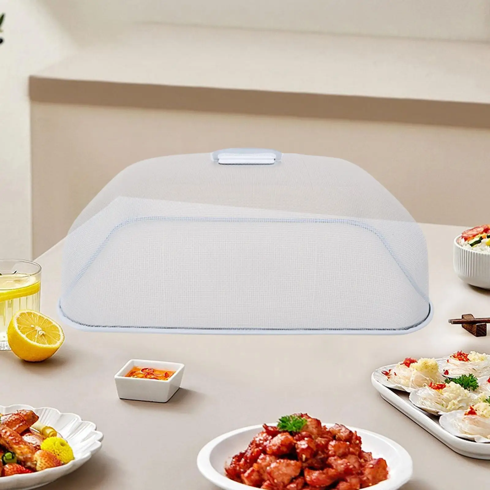 Breathable Food Protection Tent Mesh Cover Multipurpose Plate Dome Screen for Camping Tableware Picnics