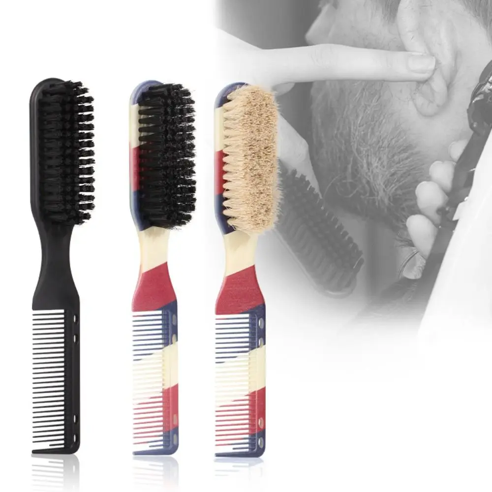 New Hair Styling Double-sided Comb Shave Beard Professional Hair Comb Carving Cleaning Beard Styling Brushes