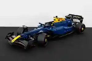 2025NEW 기술 1 : 8 F1 포뮬러 레드 스포츠 레이싱 모델 빌딩 블록 기계 세트 조립 장난감 어린이 휴가 선물 6 최고의 판매 배트 윙 레고 -№3