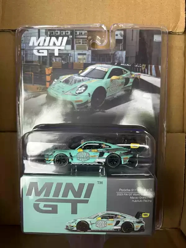 Minigt 713 1:64 911 Gt3 R80 Green Dinosaur Pink Dinosaur Series