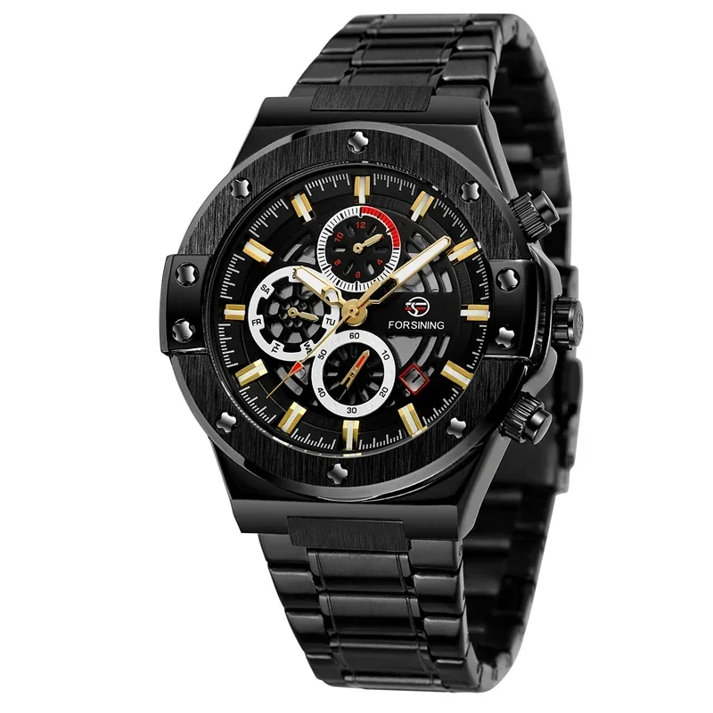 

Automatic Mechanical Watch for Men Carbon Fiber Wristwatch Waterproof Sapphire Clock Luxury Fashion Man Watc