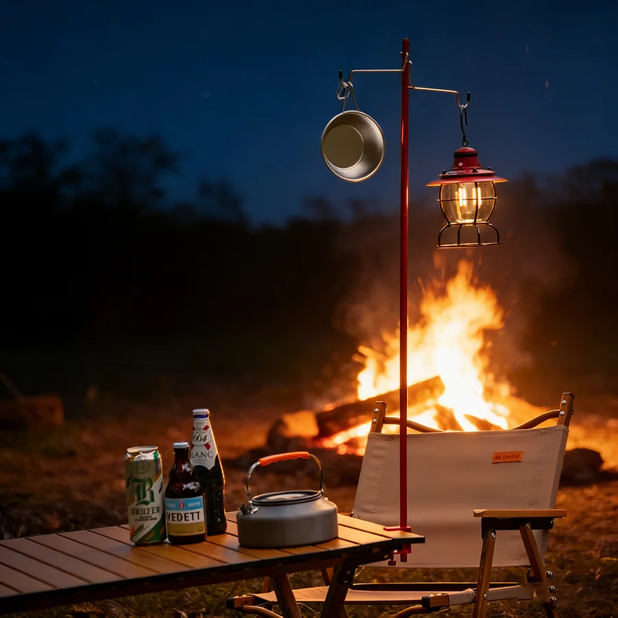 TARKA Camping Light Holder Adjustable and Detachable Light Stand  Ultralight Portable Hanging Lantern Bracket for Tent Tablet - view 2