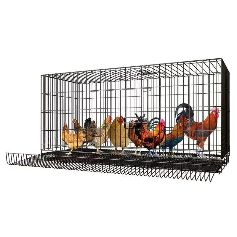 Large Extra-Large Automatic Poop Removal Folding Breeding Cage Domestic Chicken Wire Chicken House Duck Goose Cage For Animals