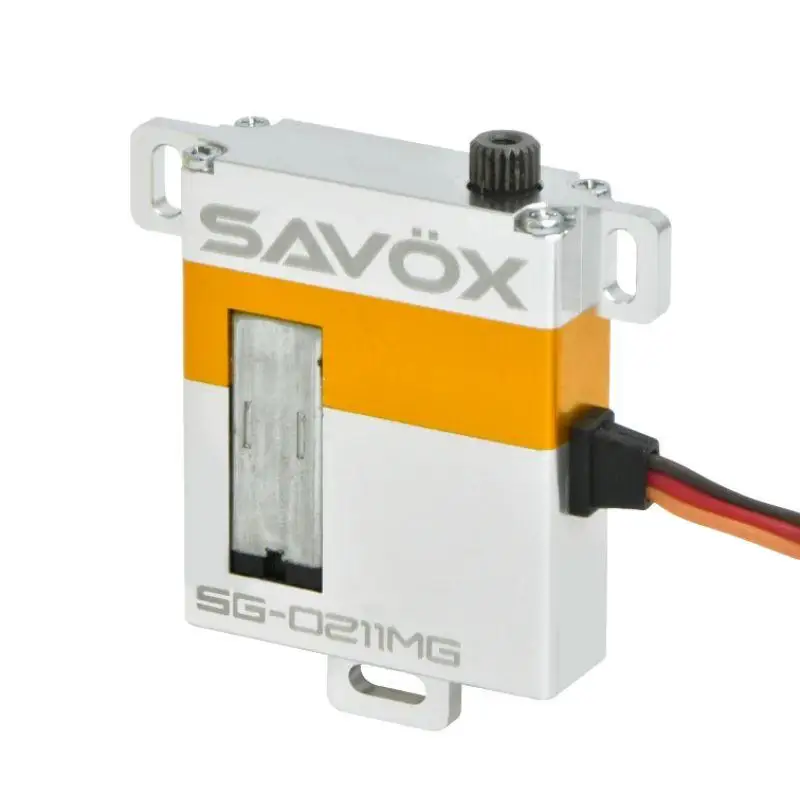 Original SAVOX SG 0211MG caja de Metal de alto par Servo planeador Digital.13 / 111,1 6V para planeador RC