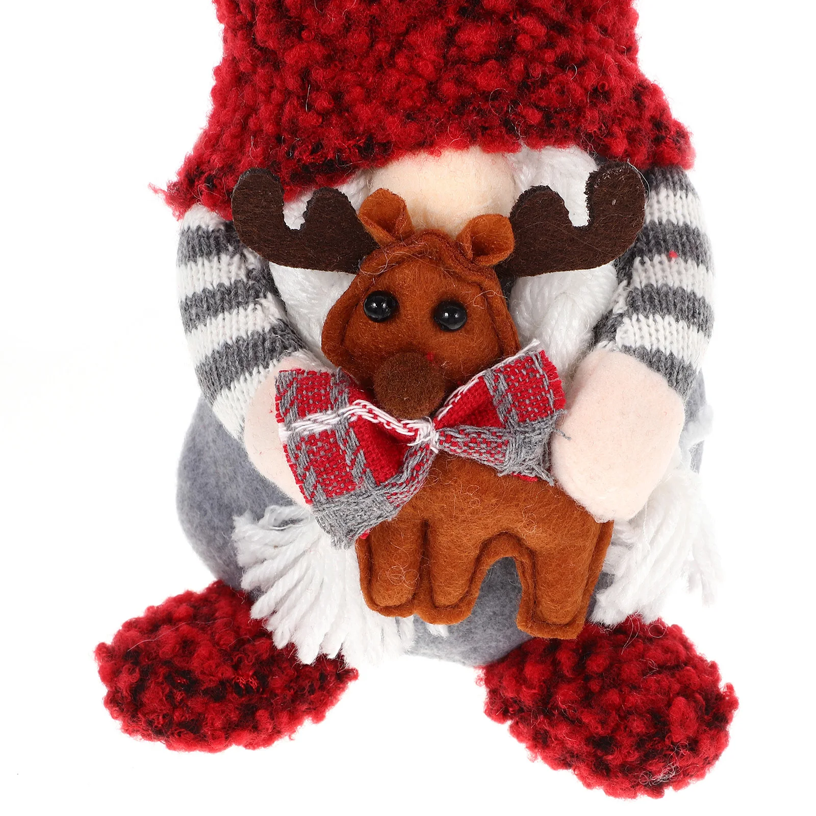 

Christmas Gnome Ornament Sequin Pointed Hat Sitting Posture Xmas Gnome Decorations Desktop Home Party Centerpiece Xmas Gifts