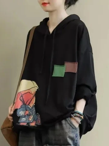 

Эффективная тонкая толстовка с капюшоном для похудения для женщин больших размеров, весна-осень, новая универсальная моющаяся верхняя одежда, топ