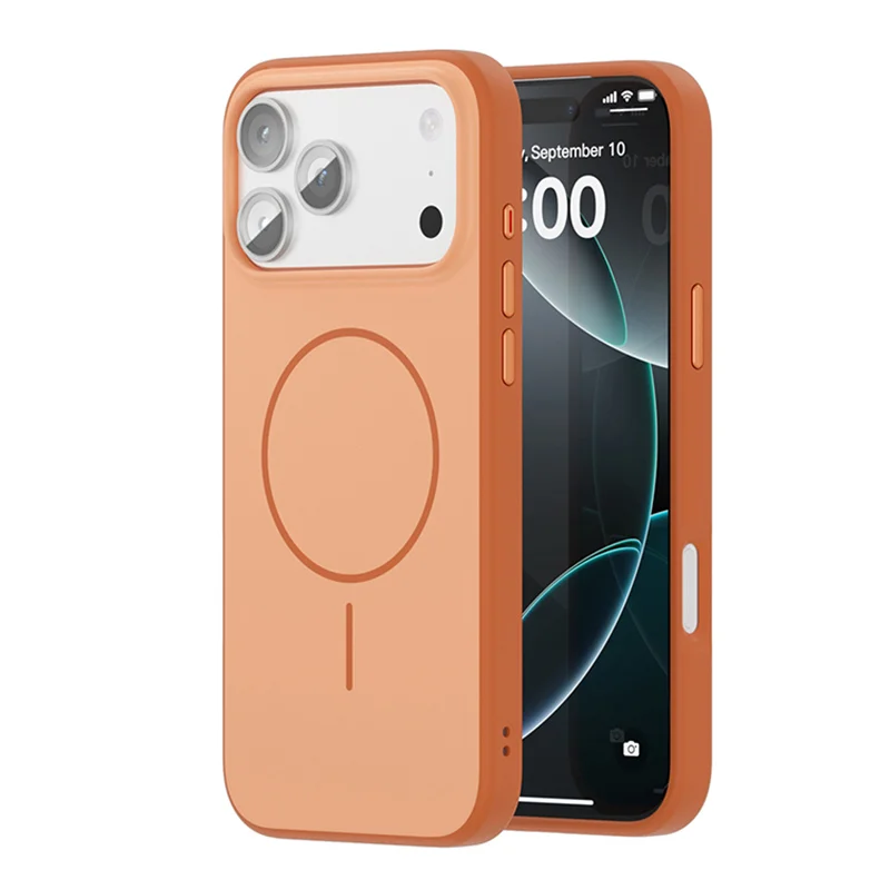 

Hit Color Original Matte Wireless Charge Magsafe Case For iPhone 17Air 17 17Pro 17Pro Max Hybrid TPU+PC Shockproof Hard Cover