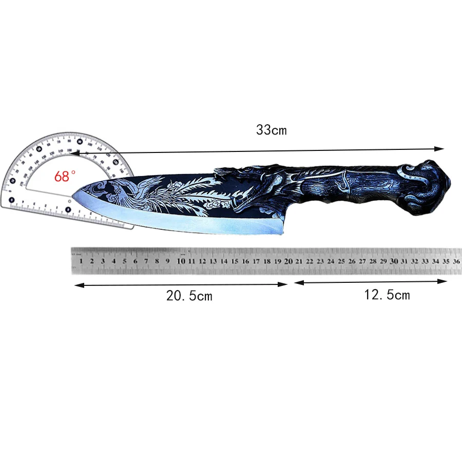 Chef Knife Sharp Cleaver Slicing Sushi Fish Handmade Forged Longquan Kitchen Knife For Cutting Vegetables And Meat Cooking Tools