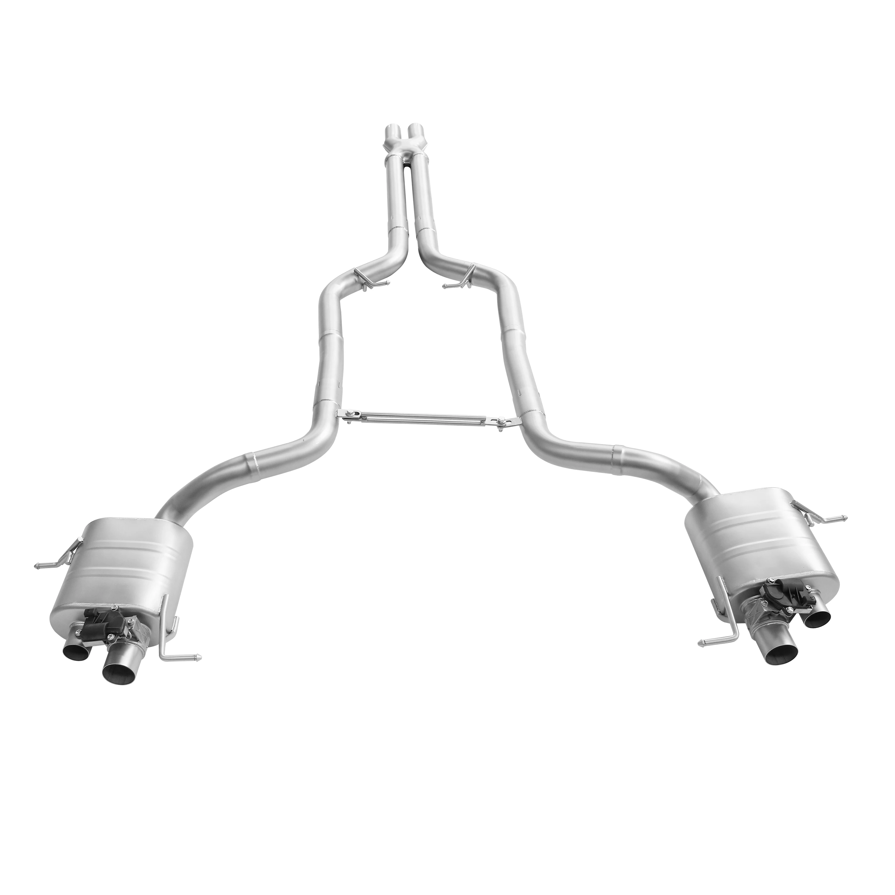 

For Maserati Quattroporte 3.0T 2013 + Rear Exhaust System Valvetronic Electronic Control Valve Muffler 304 Stainless Steel