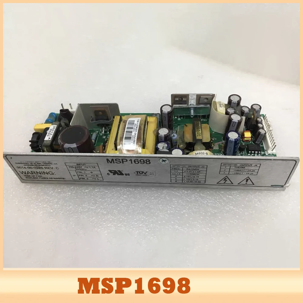 

For MSP1698 +5.0V2.0A+15V0.1A-15V0.1+12.5V0.4A Industrial Medical Power Supply 0014-00-0225 MSP1698