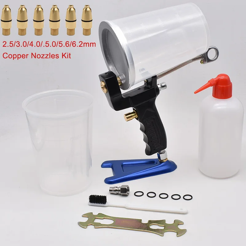 Spray Gun 2.5/3.0/4.0/.5.0/5.6/6.2mm Portable Gel Coat Spray Gun Glass Glue Special Sprayable Epoxy Resin FRP Resin Hopper Gun