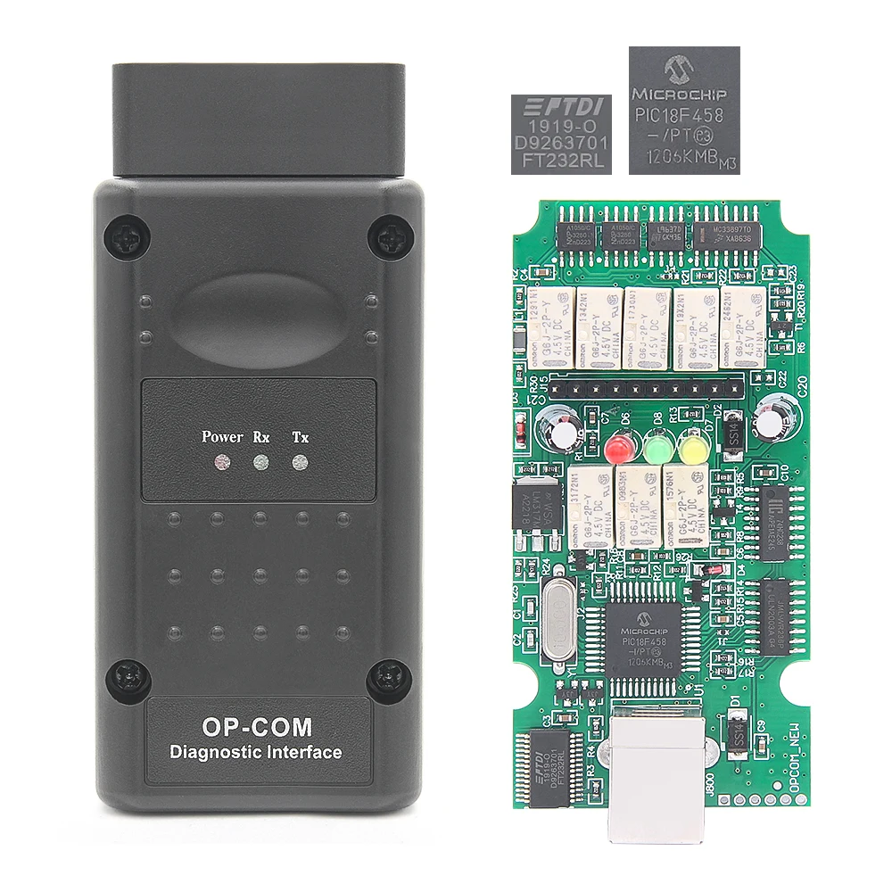 Neues 2021 200603a OPCOM V5 PIC18F458 OP COM 1.70 mit Unterstützung für Flash-Firmware-Update V1.99 für Opel OP-COM OBD2 Auto-Diagnosegerät – Detail 6