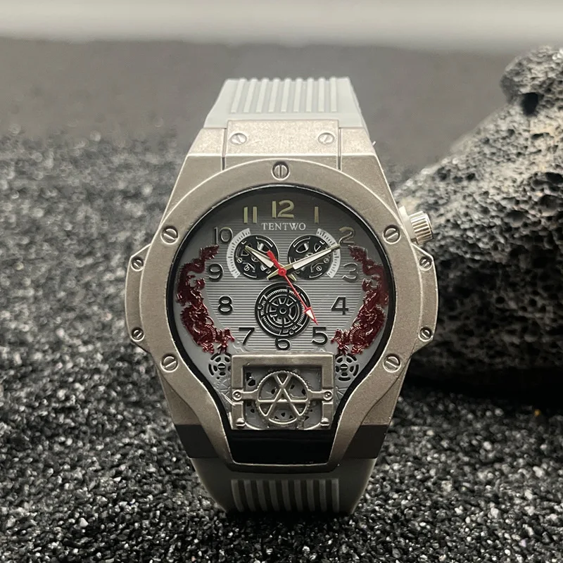 New Fashion Luxury Top Man Militray Sports Silicone Watch Men Business Wrist Watches Male Clock Quartz Watches Reloj Hombre Gift - view 6