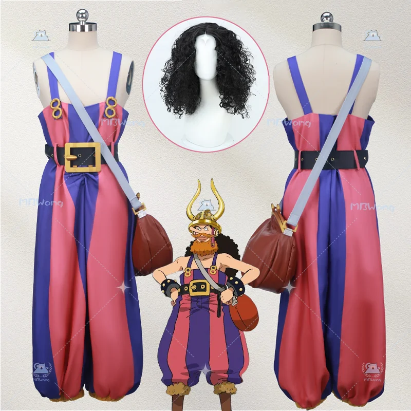 

Новейший костюм для косплея Усоппа из аниме, костюм Усоппа Эльбафа для Хэллоуина, реквизит для ролевых игр для взрослых мужчин