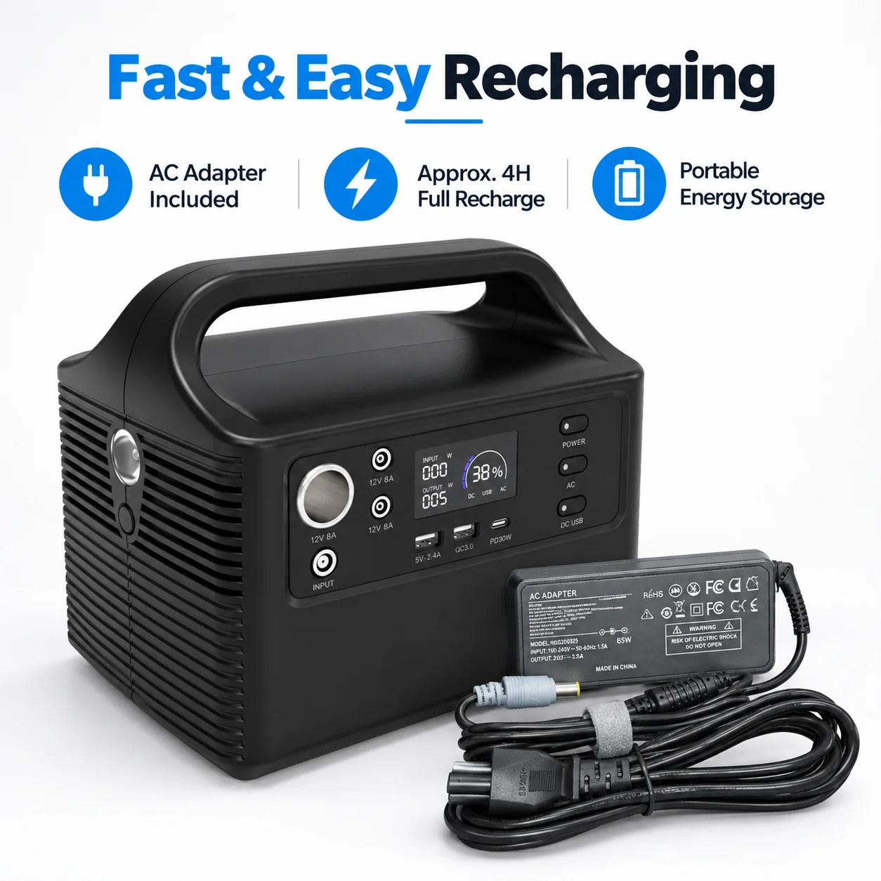 Generatore solare portatile da - Portable Power Station 300W Camping recensione e prezzo
