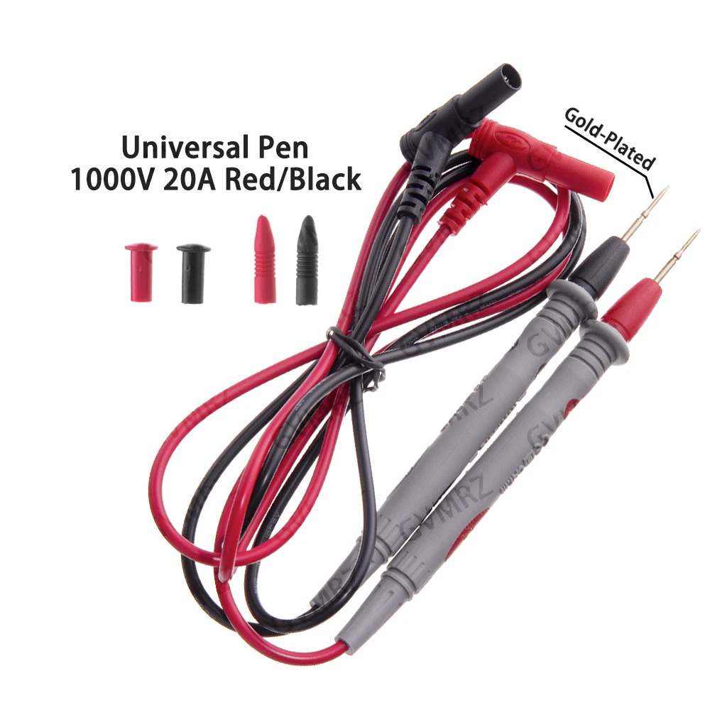 1PCS 10A 20A Black Red 1000V Multimeter Needle Probe Test Leads Pin for Digital Tip Multi Meter Tester Lead Probe Wire Pen Cable