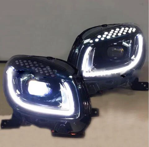 2015~2017y car bupmer head light for Mercedes Benz Smart headlight car accessories LED fog Smart taillight