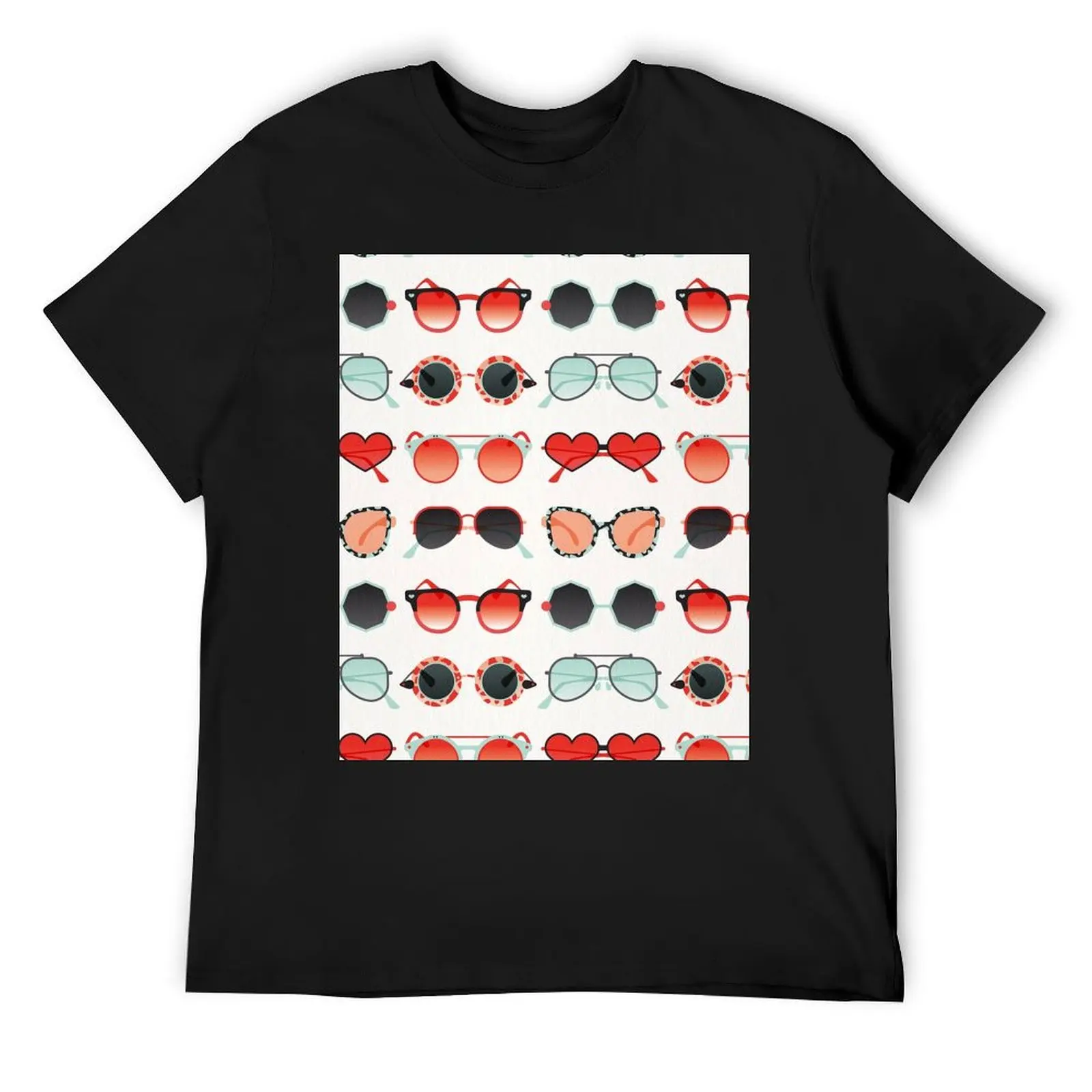 Sunglasses Collection – Red & Mint Palette T-Shirt