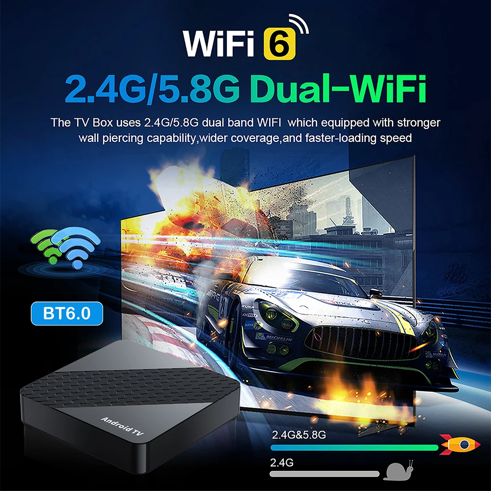2026 Android 16 Smart TV Box X10 Streaming Media Player Support