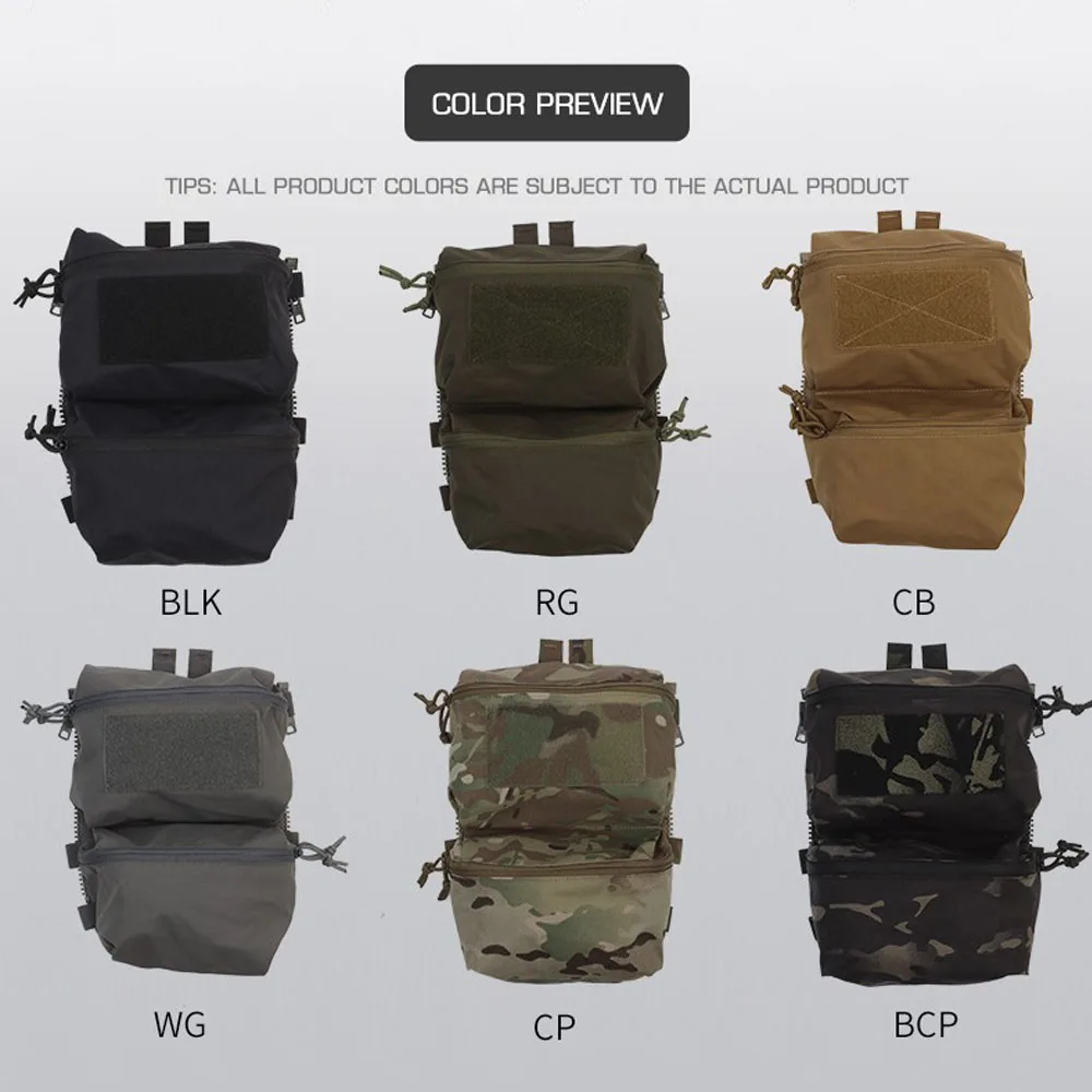 FCPC V5-Stil Taktische Plattenträgerweste – MOLLE Modulare Jagd- und Airsoft-Weste mit Utility-Tasche auf der Rückseite – Detail 27