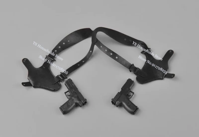 1/6 군사 Crossbody 전술 스토리지 홀스터 겨드랑이 스트랩 지갑 총 포켓 군인 가슴 가방 12 "액션 피규어 Decors