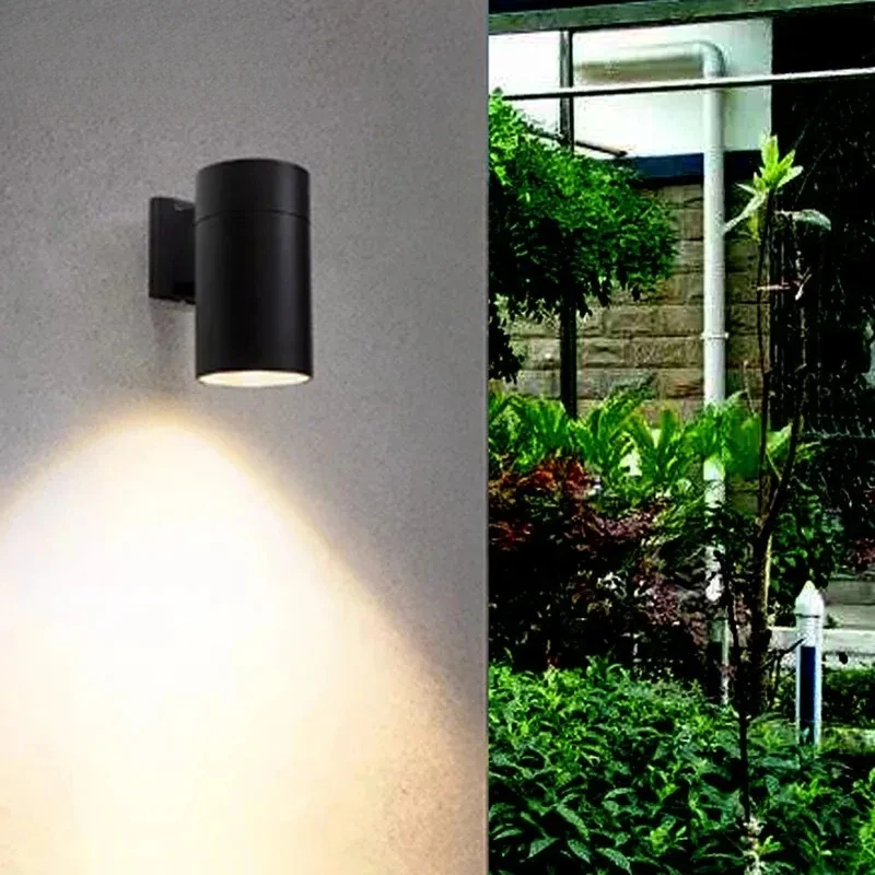 UDDALight Outdoor Wall Lamp Waterproof LED Up Down Sconce Aluminum Modern Light for Garden Porch Patio Fence Single Head 10W 7W