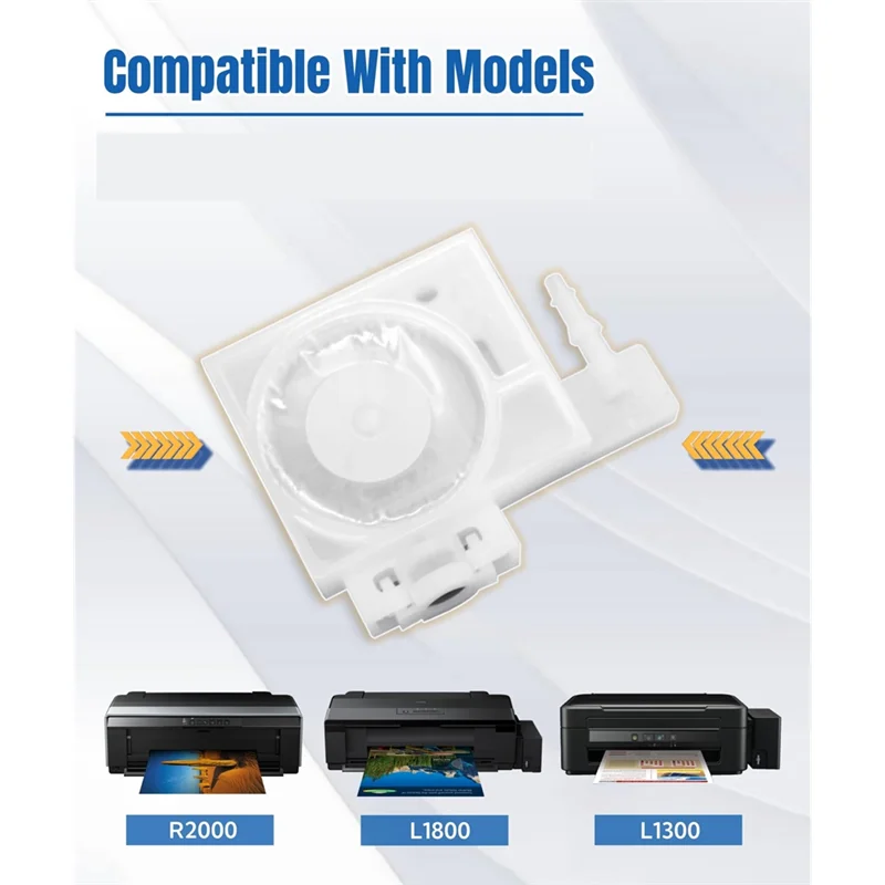 WORTHOWN-Ink 댐퍼 교체 4 Pcs Epson R1390 L1800 L1400 R2000 R2400 L1300 T50 L805 DTF 프린터에 적합