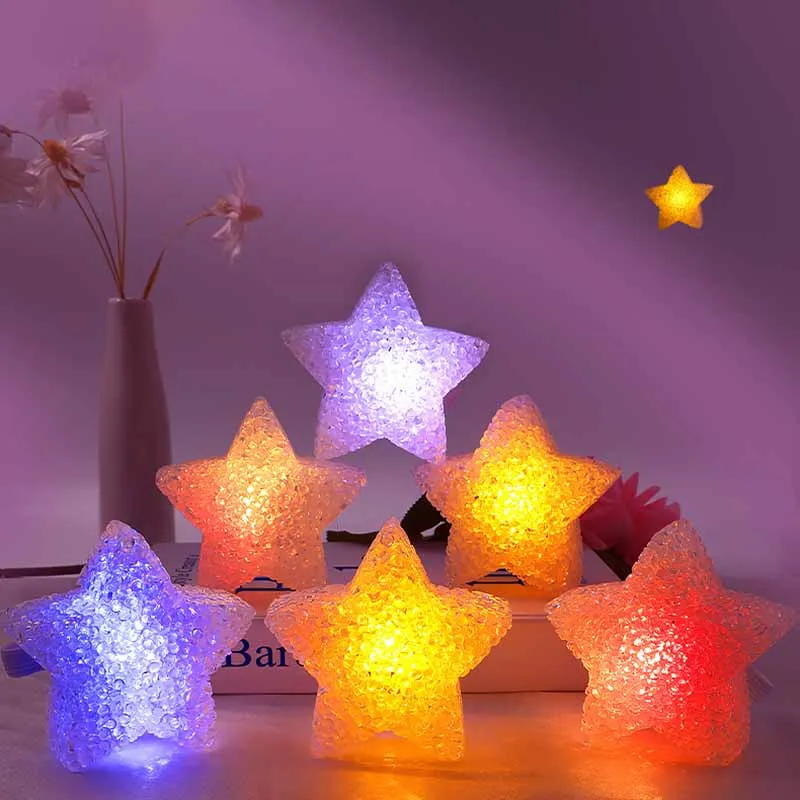 Kids Birthday Party Decoration Props Light-emitting Star Lights Creative Decoration Dance Performance Hand Holding Star Lights