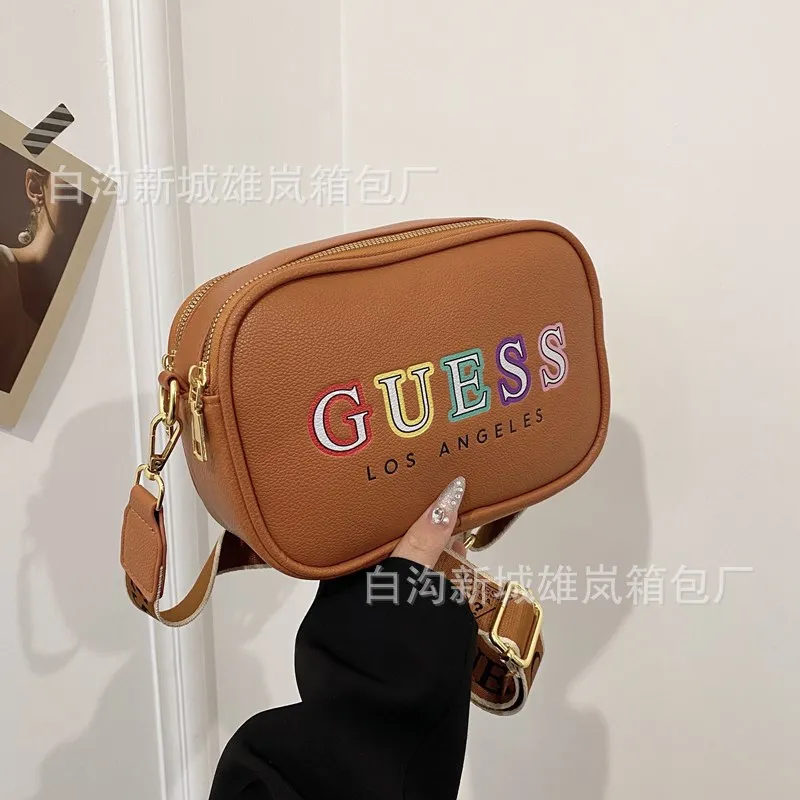 2025 New Fashion Single-shoulder Luxury Brand Design Crossbody Bag, Letter Print Camera Bag, Women's Crossbody Bag