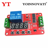 FRM01 Relay Timer Module Multifunction LED Digital Time Delay Relay Module DC 5V 12V 24V Loop Delay Self-Locking Timing Board