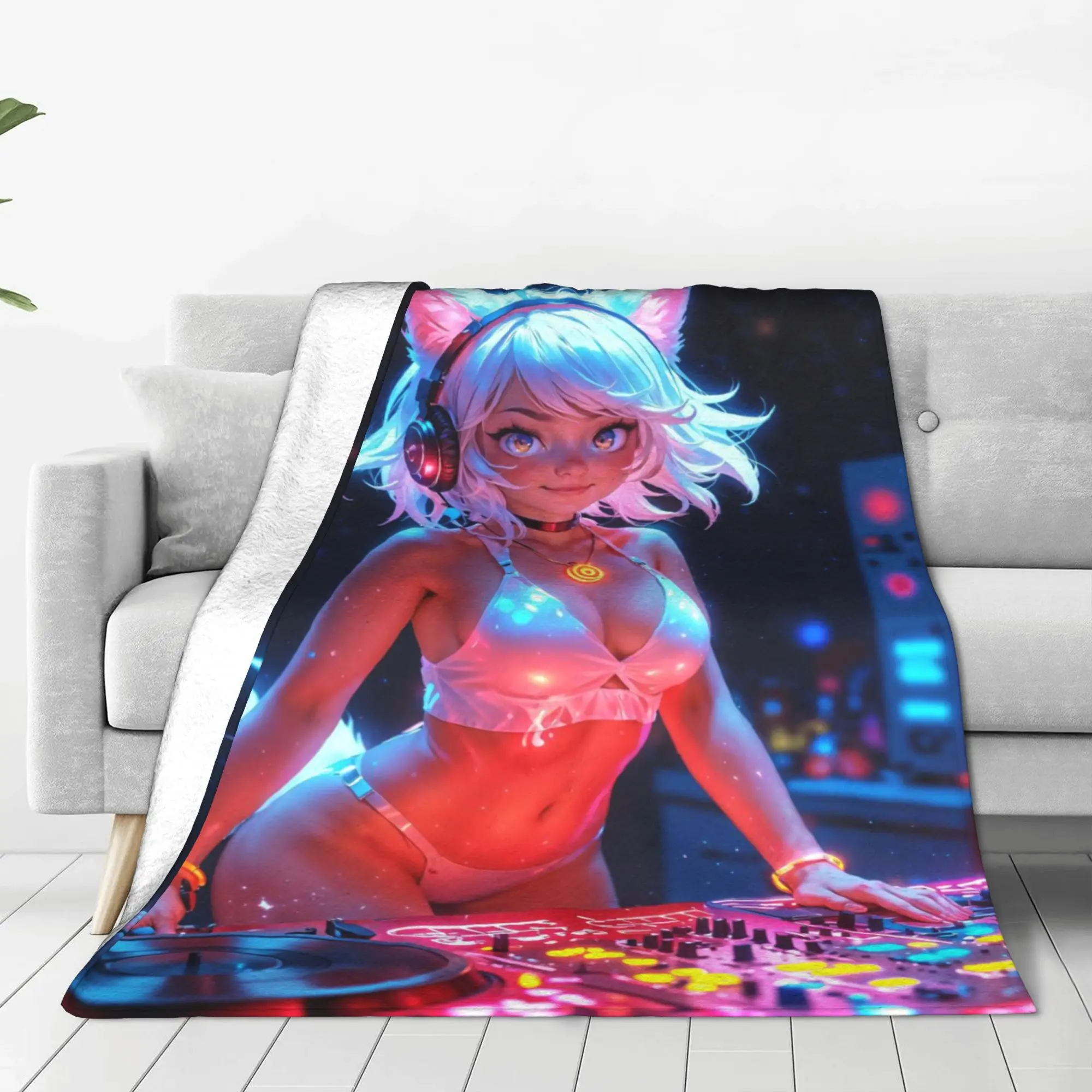 

Flannel Blanket Warm Soft Fluffy Adult Sofa Bed Throw Blanket for Living Room Comfortable Bedspread Outdoor Travel BL 106019