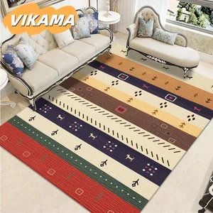 Vikama etnik tarzı kristal kadife halı retro tarzı-Farsça-oturma odası, kanepe, halı, * bir halı, tamamen kapalı kapı En çok satılan 12 halı, İran tarzı-1 numara