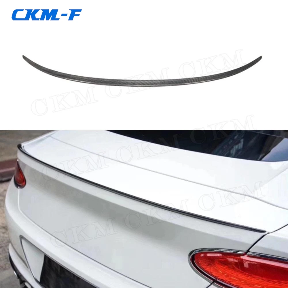 

Real Carbon fiber O style Car Duckbill Rear Trunk Wing Spoiler For Bentley Continental GT W12 2018-2021 Rear Spoiler