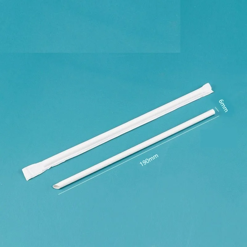 Wholesalers 5000 White Paper Straws of 6 MM Calibre and 190MM Length, Suitable Coffee and Juice, Enjoy the Silky Smoothness