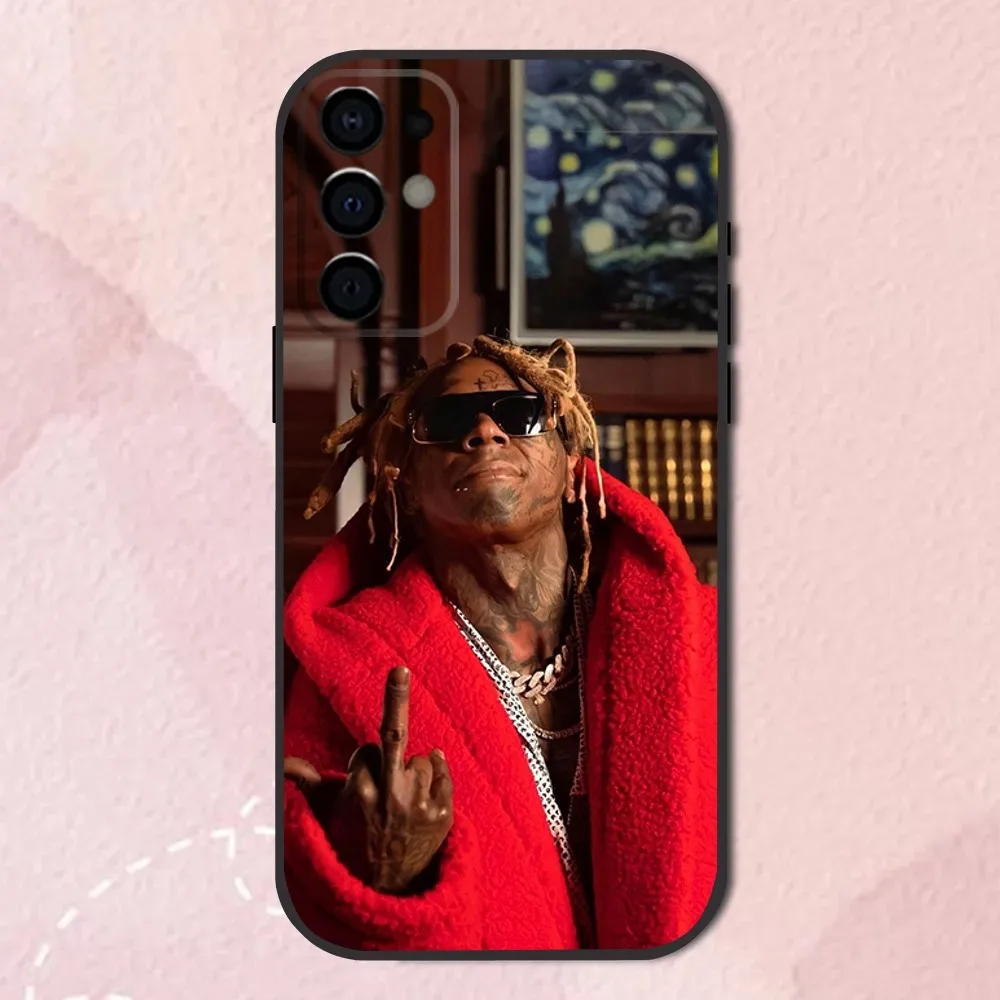 Rapper L-Lil W-Wayne Phone Case For Samsung S24,S21,S22,S23,S30,Ultra,S20,Plus,Fe,Lite,Note,10,9,5G Black Soft Cover