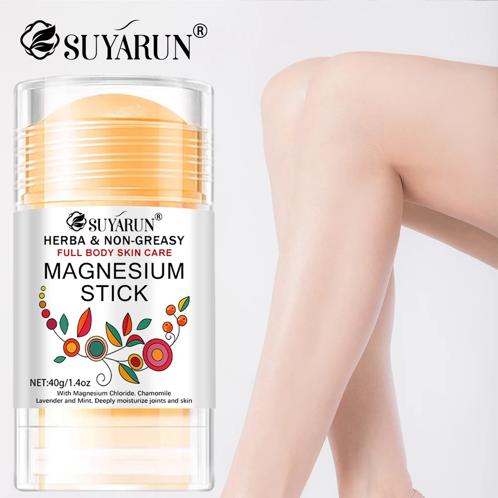 SUYARUN Chamomile & Shea Butter Soothing Balm Stick for Dry Skin, Lavender Calming All-Over Body Care, Skin Repair Moisturizer.
